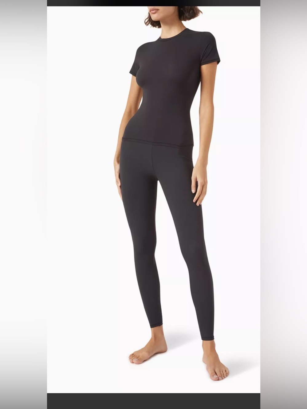 Skims Fits Everybody Leggings Butter Smooth Black , Small
